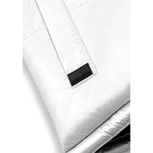 Cazadora Puffer Plata