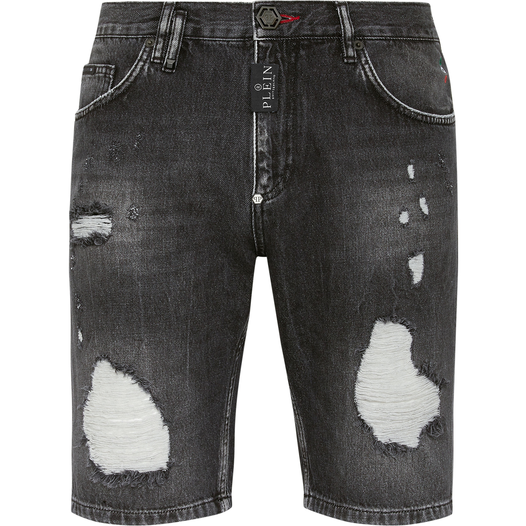 PHILIPP PLEIN Pantaloncini in denim