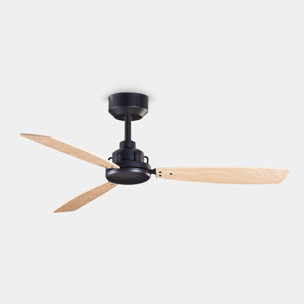 Forlight Ventilador Xaloc ø1000mm Light For Life Negro Madera clara