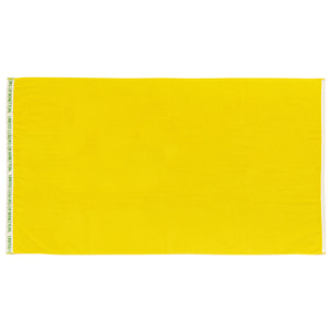 Toalla de playa velour amarillo benetton