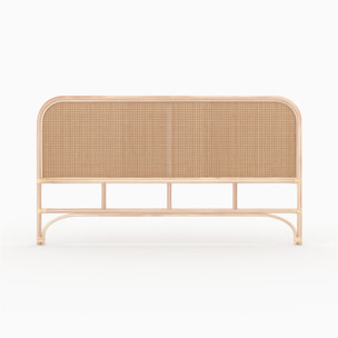 Tête de lit en rotin et cannage 160 cm - Grace