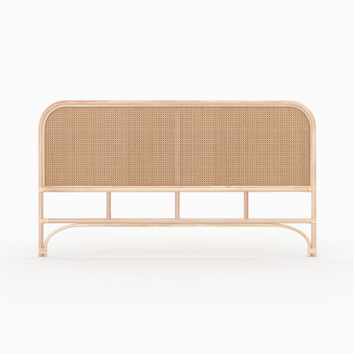 Tête de lit en rotin et cannage 160 cm - Grace