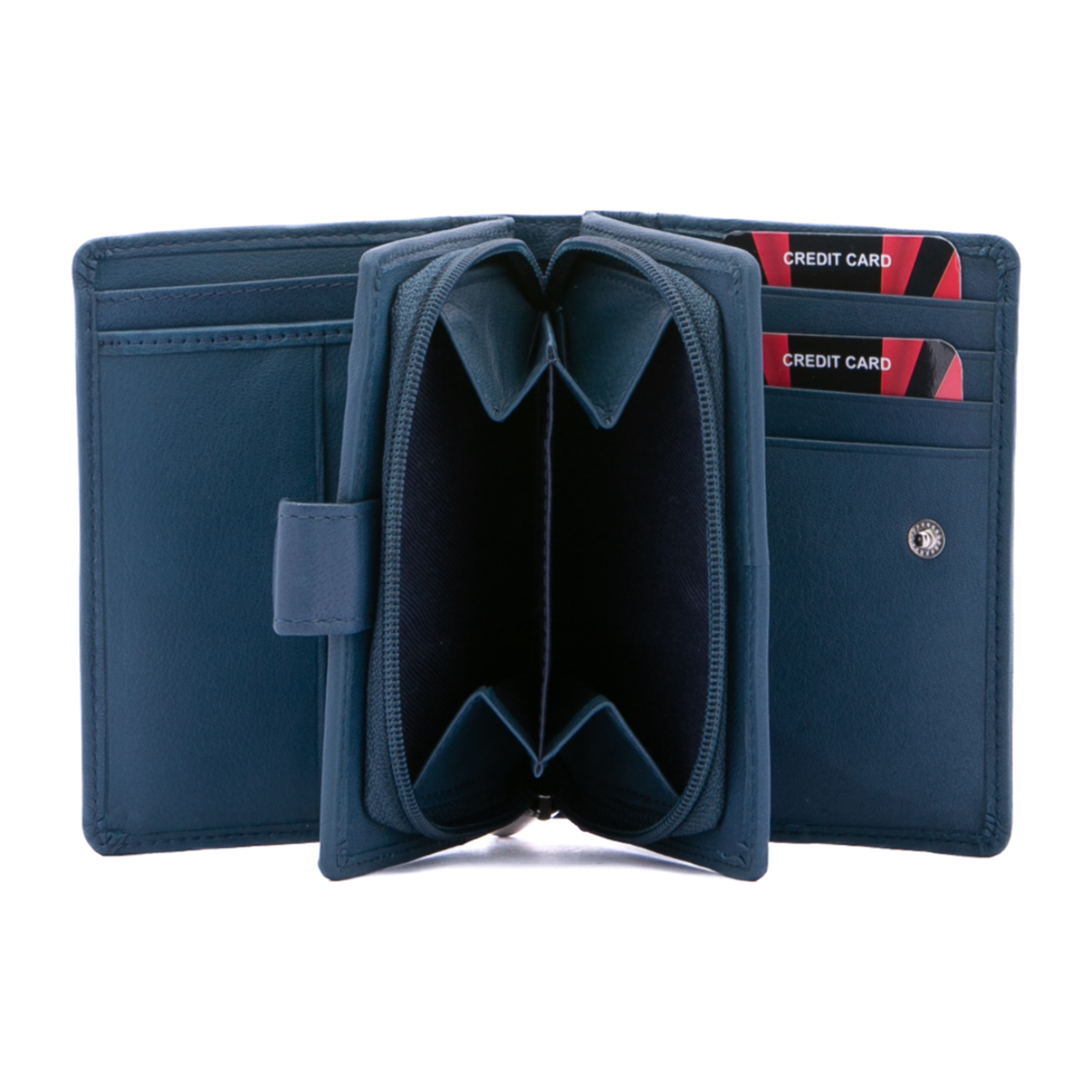 Portafoglio  da donna ecopelle Prodotto Vegano 13x9,5x4 cm