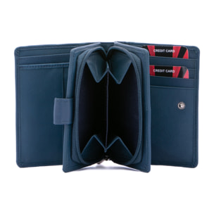 Portafoglio  da donna ecopelle Prodotto Vegano 13x9,5x4 cm