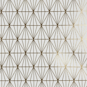 NAPPE MOTIF GEOMETRIQUE DORE 140X250CM