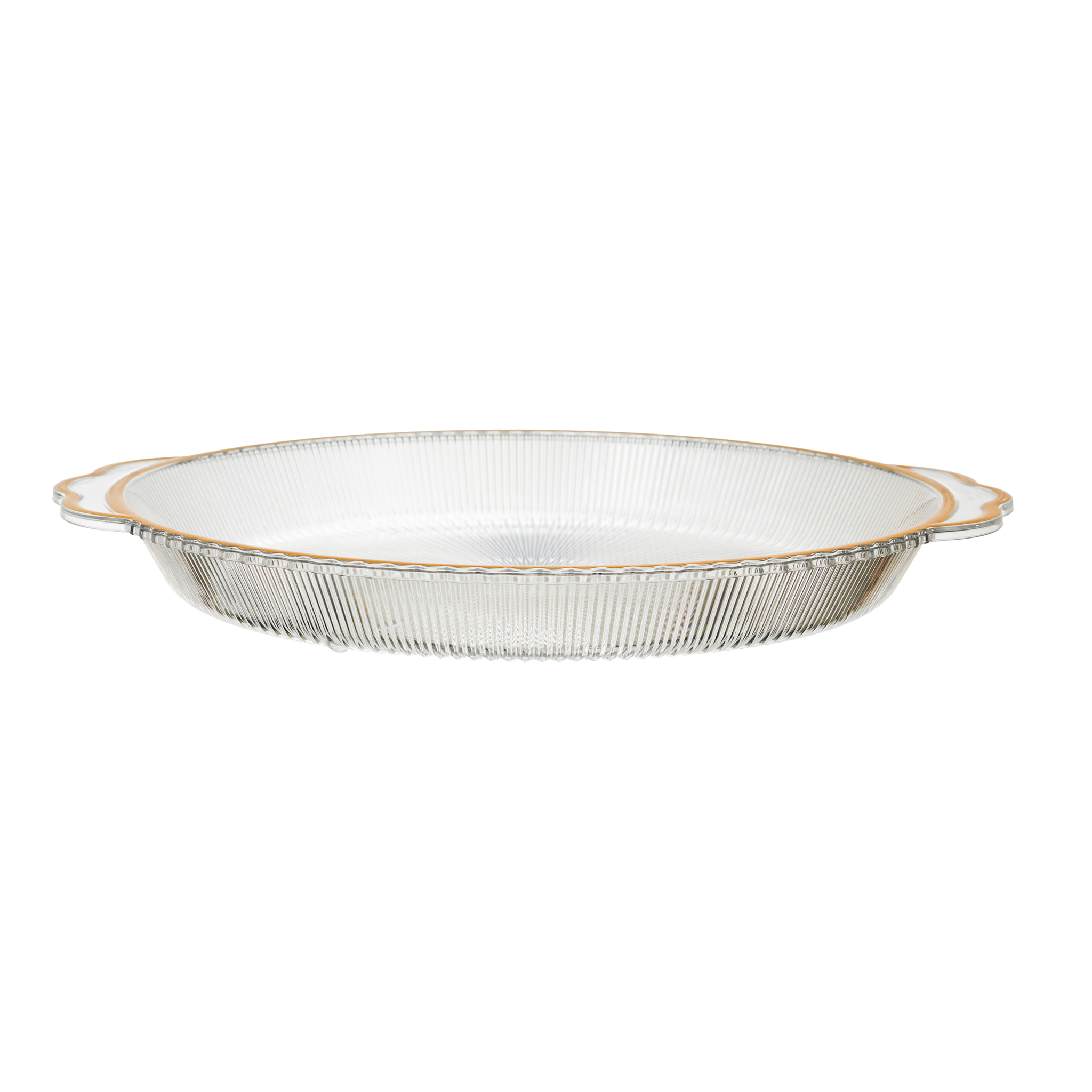 Plateau Rond - HOME DECO FACTORY - SABAH - Plastique - Blanc