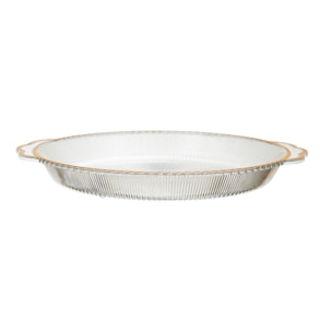 Plateau Rond - HOME DECO FACTORY - SABAH - Plastique - Blanc