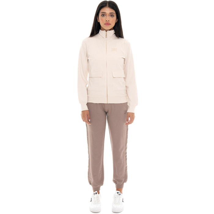 Tuta invernale donna collo in piedi e zip Leone 1947 Chic Tones