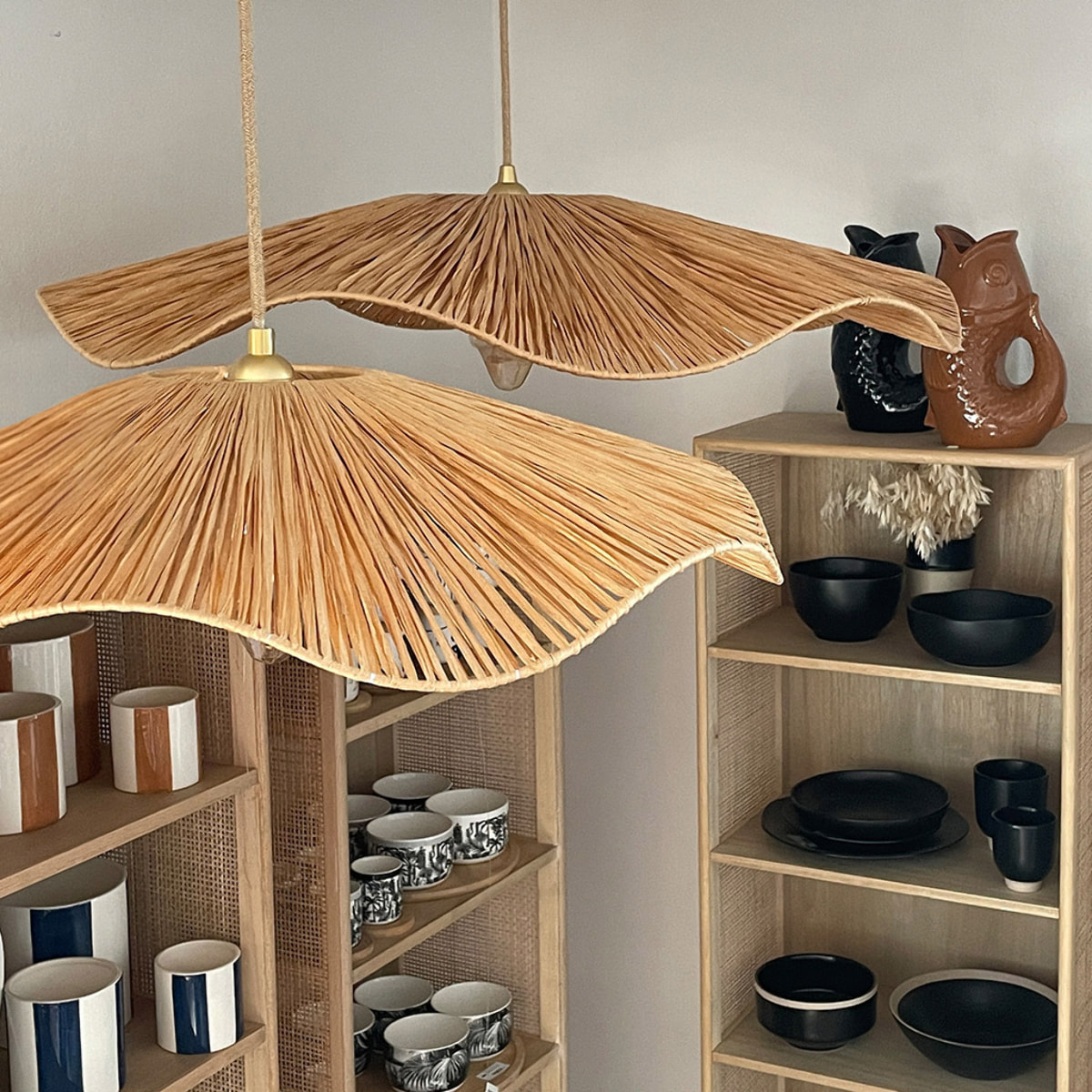 Abat-jour pour suspension - Naturel