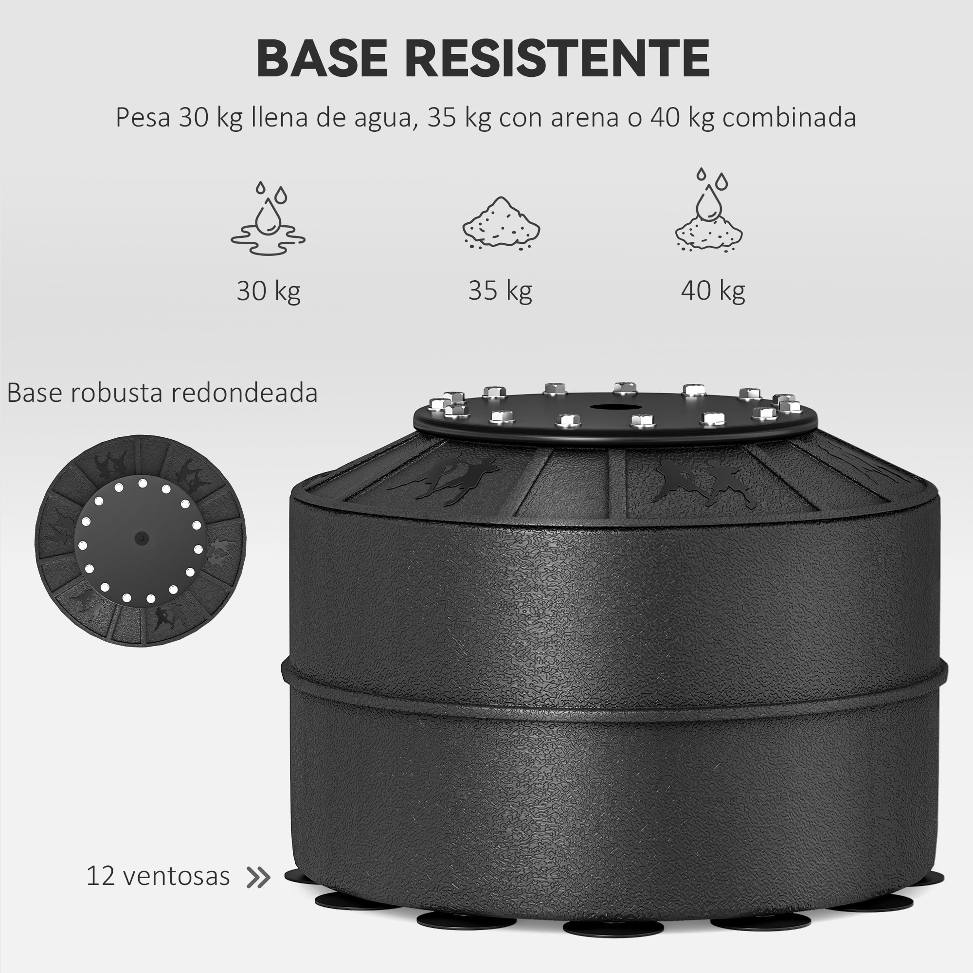 Saco de Boxeo de Pie 155-205 cm, Saco de Boxeo con Barra Giratoria de 360°, Bola de Velocidad y Base Rellenable, Punching Ball para Adultos y Niños, Entrenamiento MMA, Muay Thai, Fitness, Negro