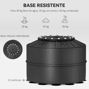 Saco de Boxeo de Pie 155-205 cm, Saco de Boxeo con Barra Giratoria de 360°, Bola de Velocidad y Base Rellenable, Punching Ball para Adultos y Niños, Entrenamiento MMA, Muay Thai, Fitness, Negro