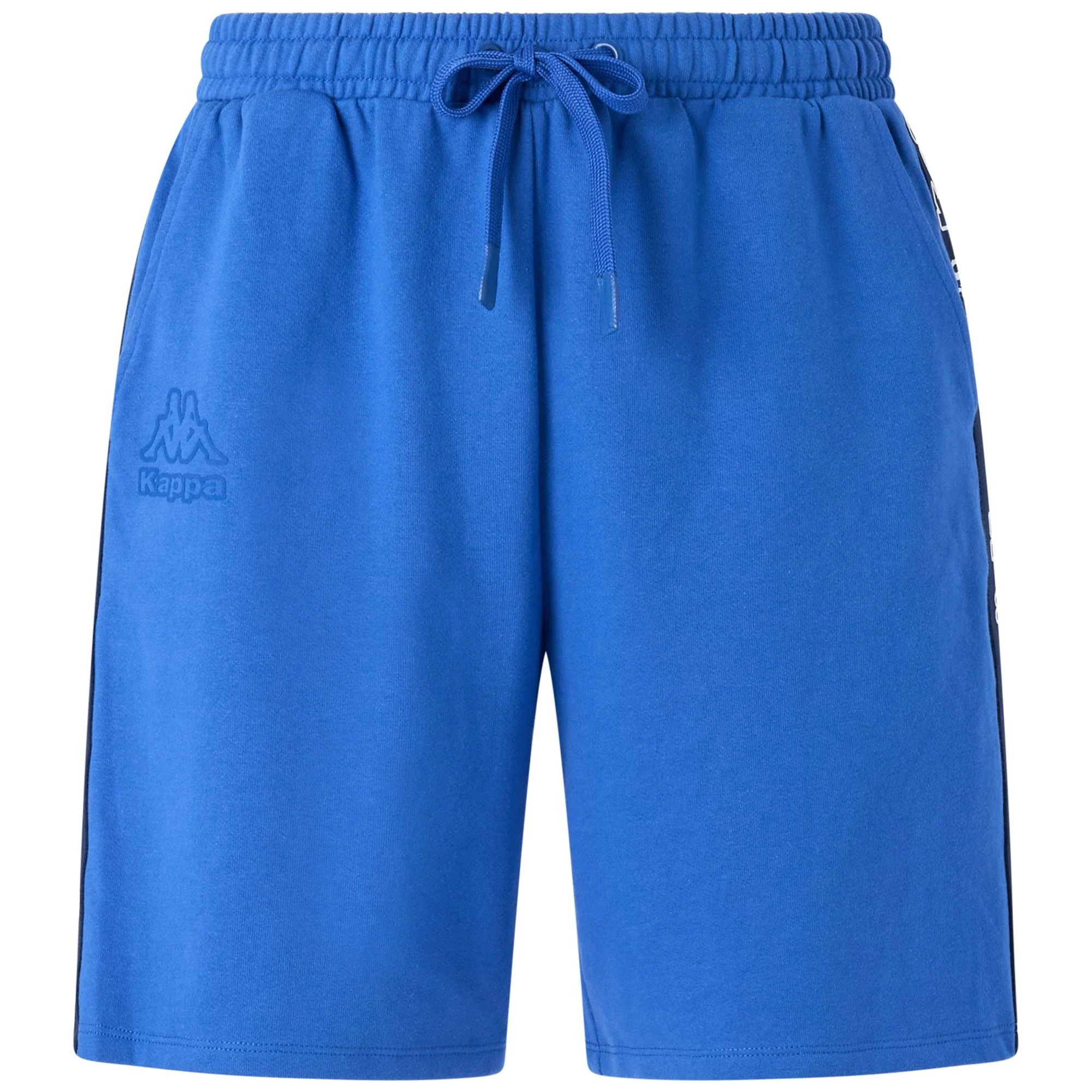 Pantaloni Corti Kappa Uomo Logo Tape Gerri Blu