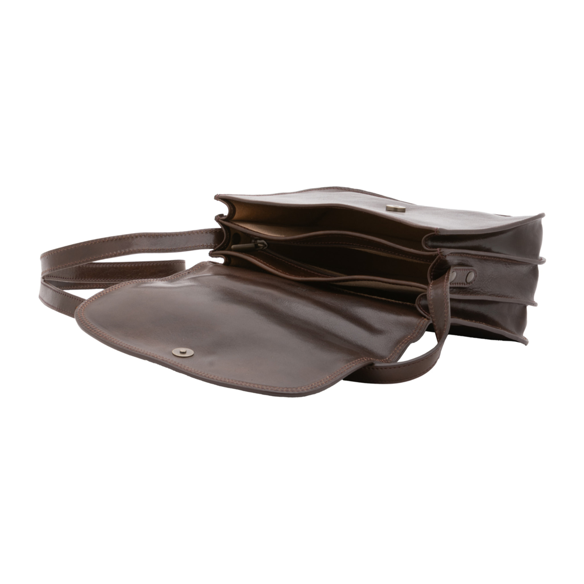 Borsa a tracolla  da donna In Vera pelle Made in Italy 27x20x12 cm