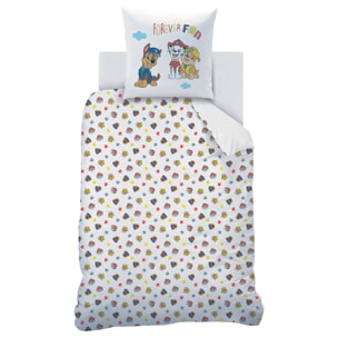 Parure de lit imprimée 100% coton, PAT PATROUILLE HAPPY