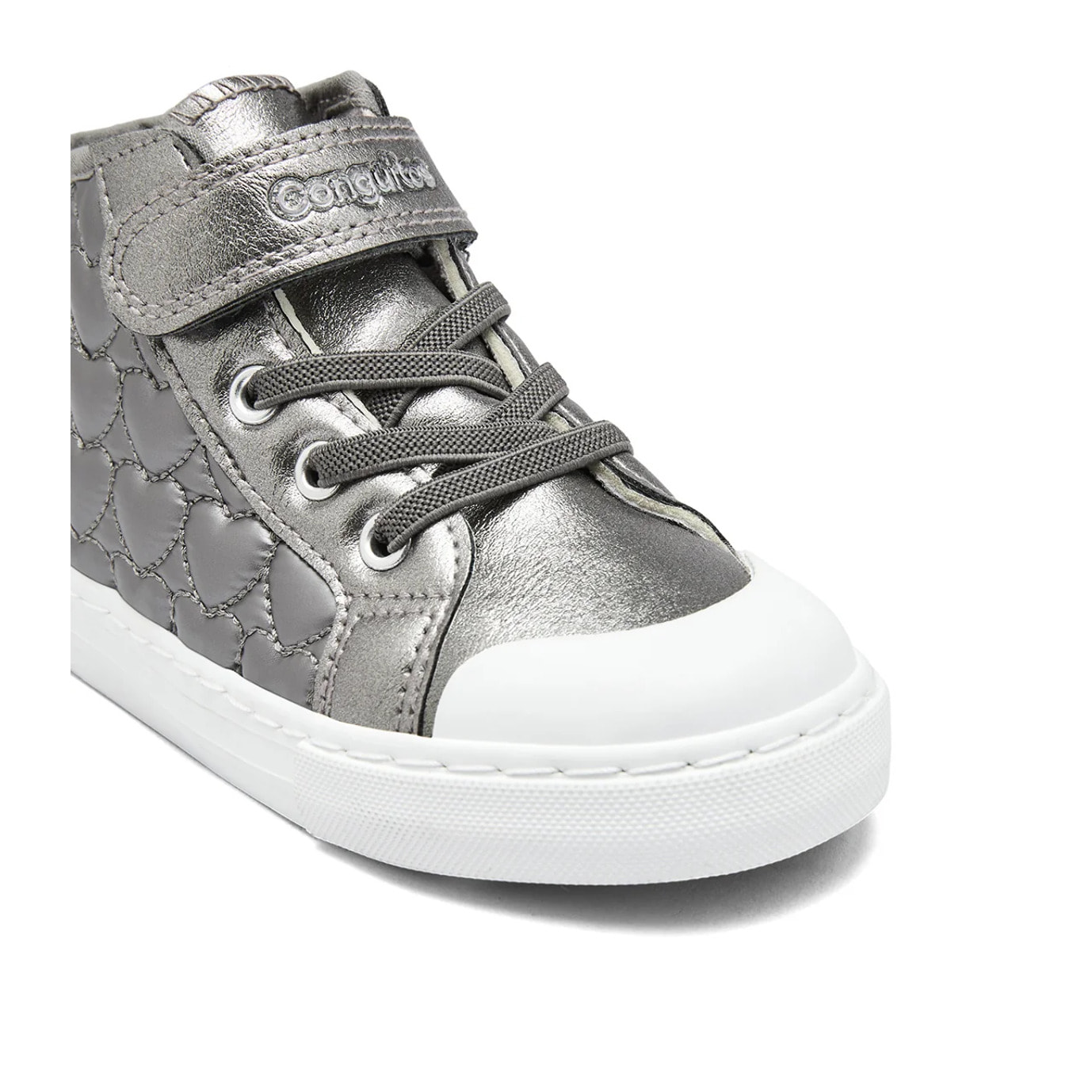 Zapatillas Altas De Niña Con Corazones