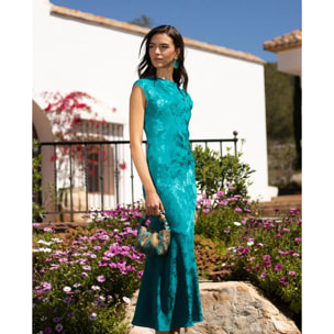 Vestido midi sin mangas