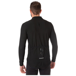 Chaqueta ciclista hombre manga larga negro