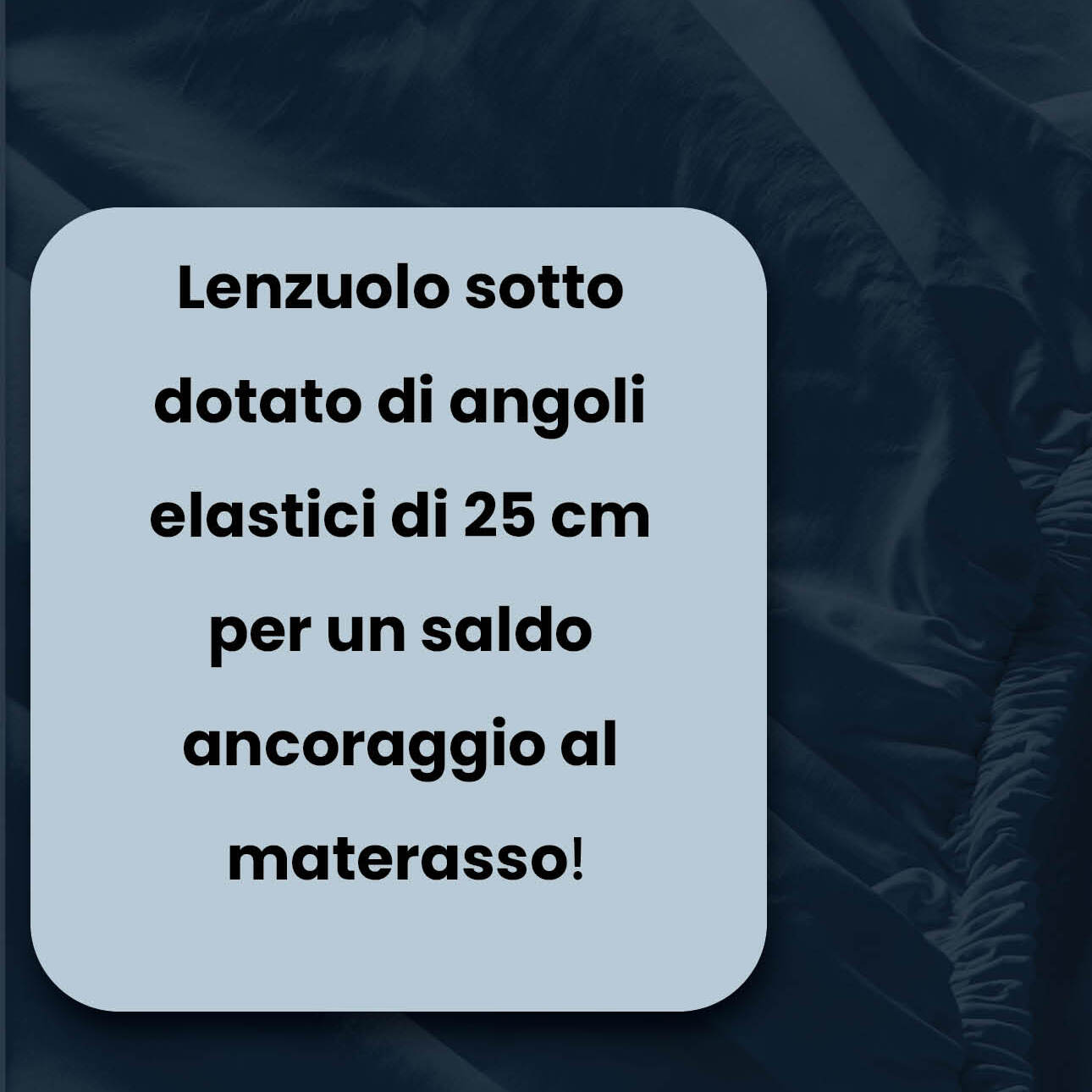 LENZUOLO SOTTO CON ANGOLI MAX COLOR, 100% COTONE MADE IN ITALY