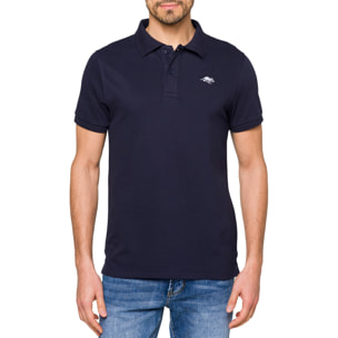 Polo Hot Buttered Stoney tinta unita blu navy