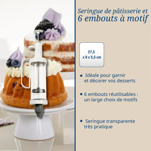 Lot verre doseur et seringue à pâtisserie Dr. Oetker Baker Edition