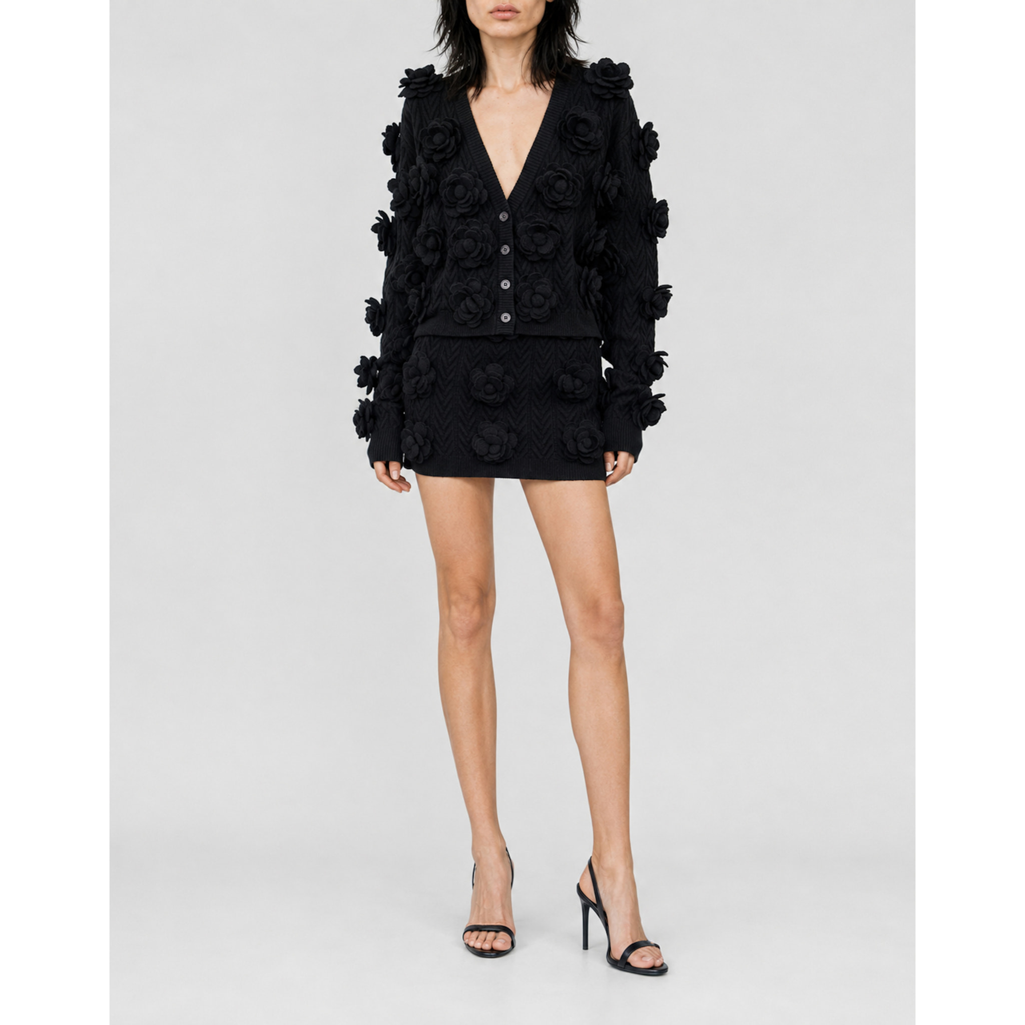 PHILIPP PLEIN Falda corta de punto ROSES