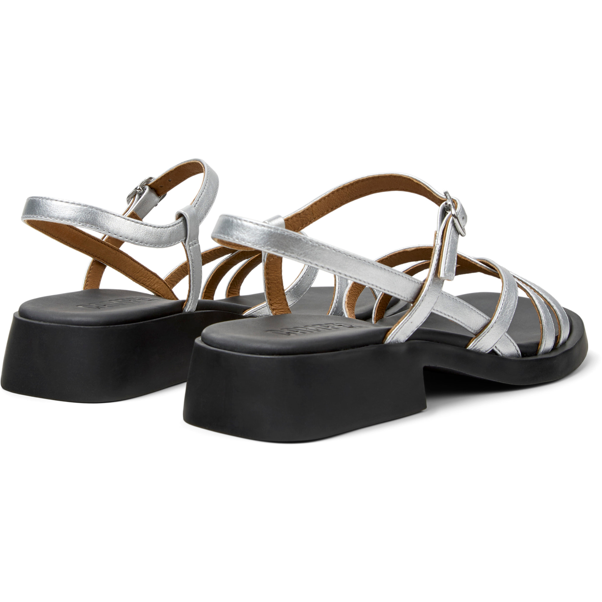 Sandalias - CAMPER Dana - Gris - Cuero liso