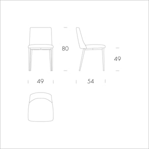 SET DI 2 SEDIE ANTEA STRUTTURA GRIGIO CARBONE TESSUTO VELLUTO TERRA D'OMBRA