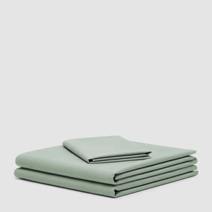 Set di lenzuola in cotone percalle lisce
