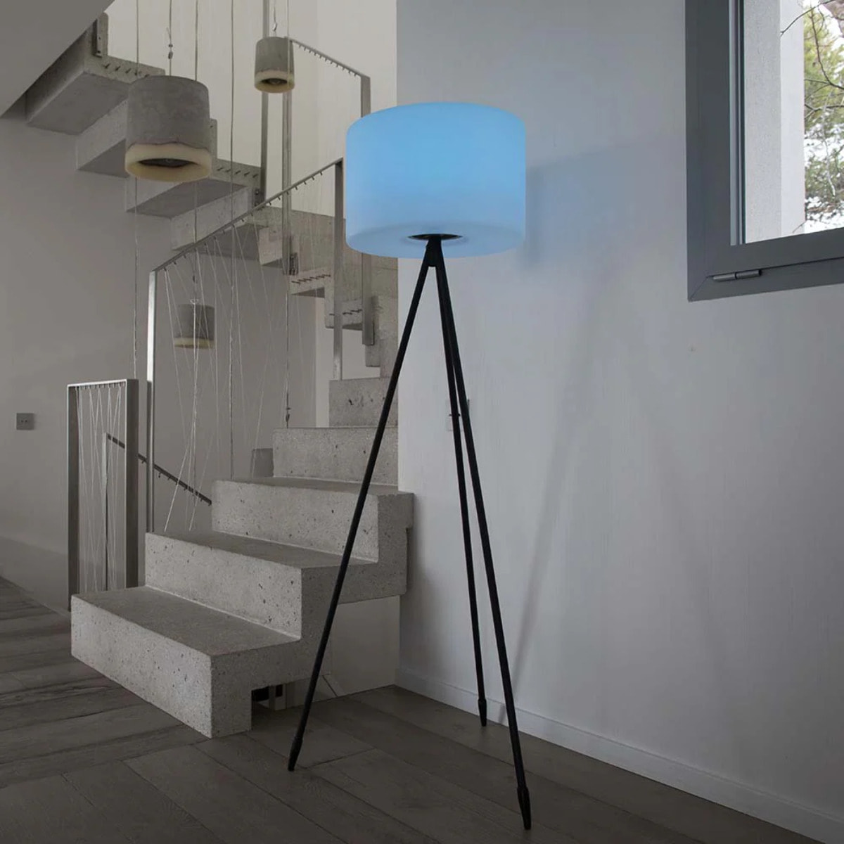 Lampadaire sans fil TAMBOURY RGB H150CM