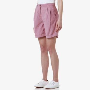 Kappa - Pantaloni Corti Donna Rosa - Yvonne Light Linen