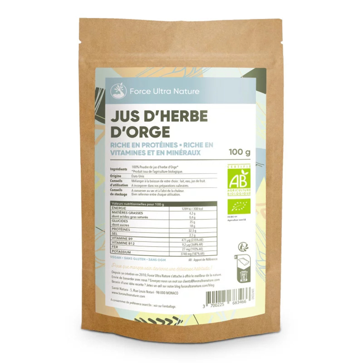 Jus d'Herbe d'Orge