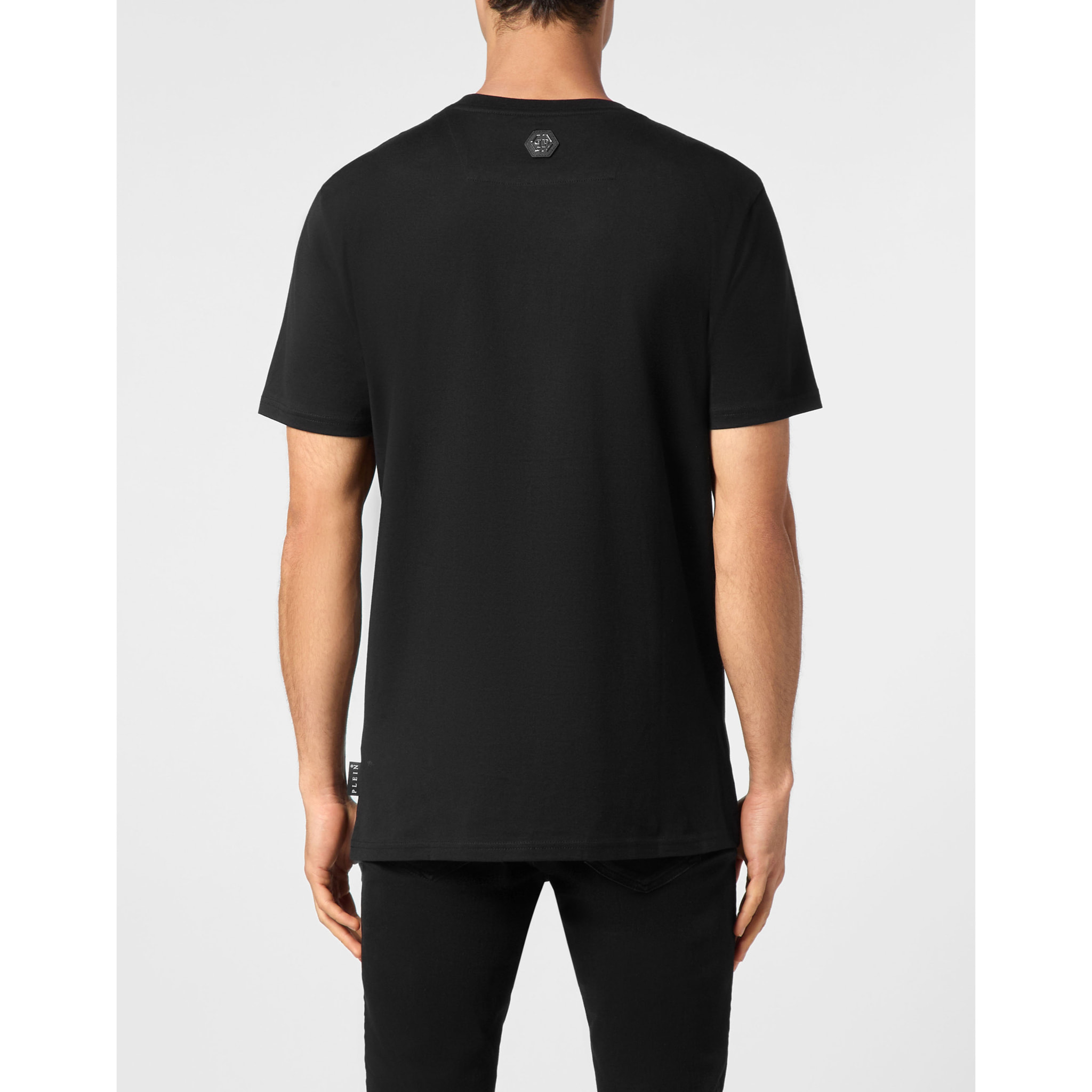 PHILIPP PLEIN Camiseta de cuello redondo y manga corta TEDDY