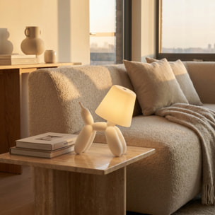 Lampada LED Puppy in ABS - BIANCO