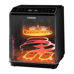 COSORI -Freidora de aire Dual Blaze Chef Edition Negro 6,4 litros