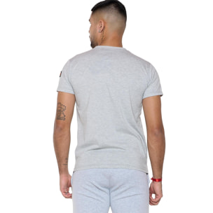 T-shirt a maniche corte in cotone elasticizzato "Tech"