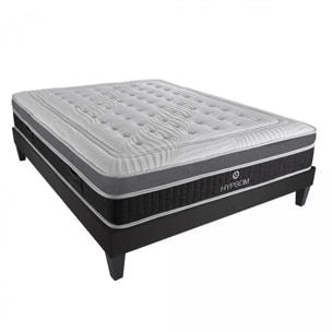 Ensemble Elegance | Matelas memoire de forme avec sommier en bois