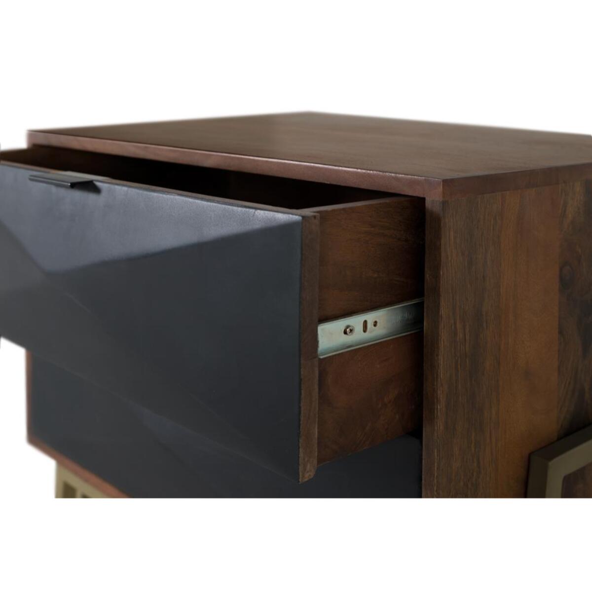 TABLE DE CHEVET - REPOSE-PIEDS DE LIT 61x68x45