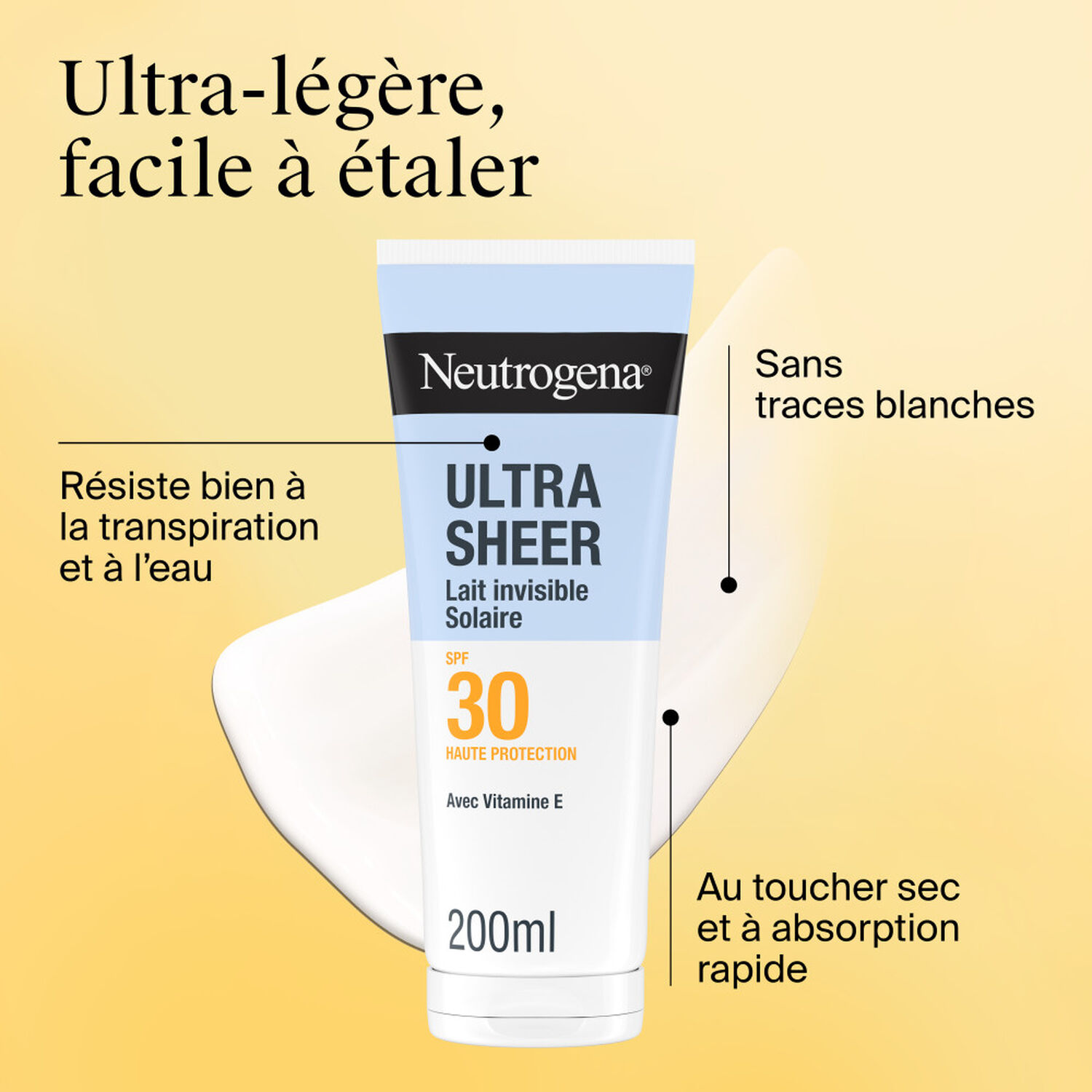 Ultra Sheer SPF 30 - Lait Solaire Invisible Ultra Sheer 200 ml