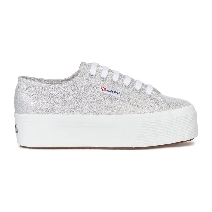 Scarpe da donna Superga Grigio 2790 Platform Lame