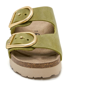 SANDALO CON ZEPPA BILLOWY VERDE