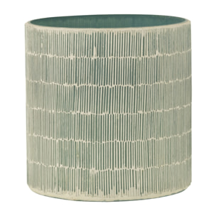 J-Line photophore Mosaique - verre - gris - large
