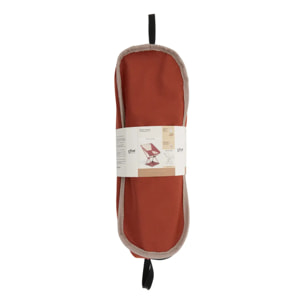Chaise camping pliable terracotta