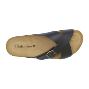 SANDALIA CÁDIZ BABUNKERS MARRON