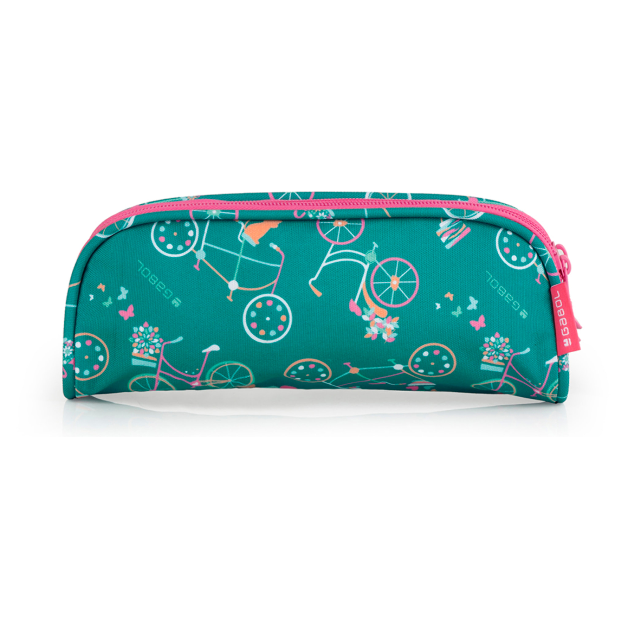 Estuche doble Gabol FIORI con bicicletas y resistente al agua