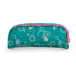 Estuche doble Gabol FIORI con bicicletas y resistente al agua