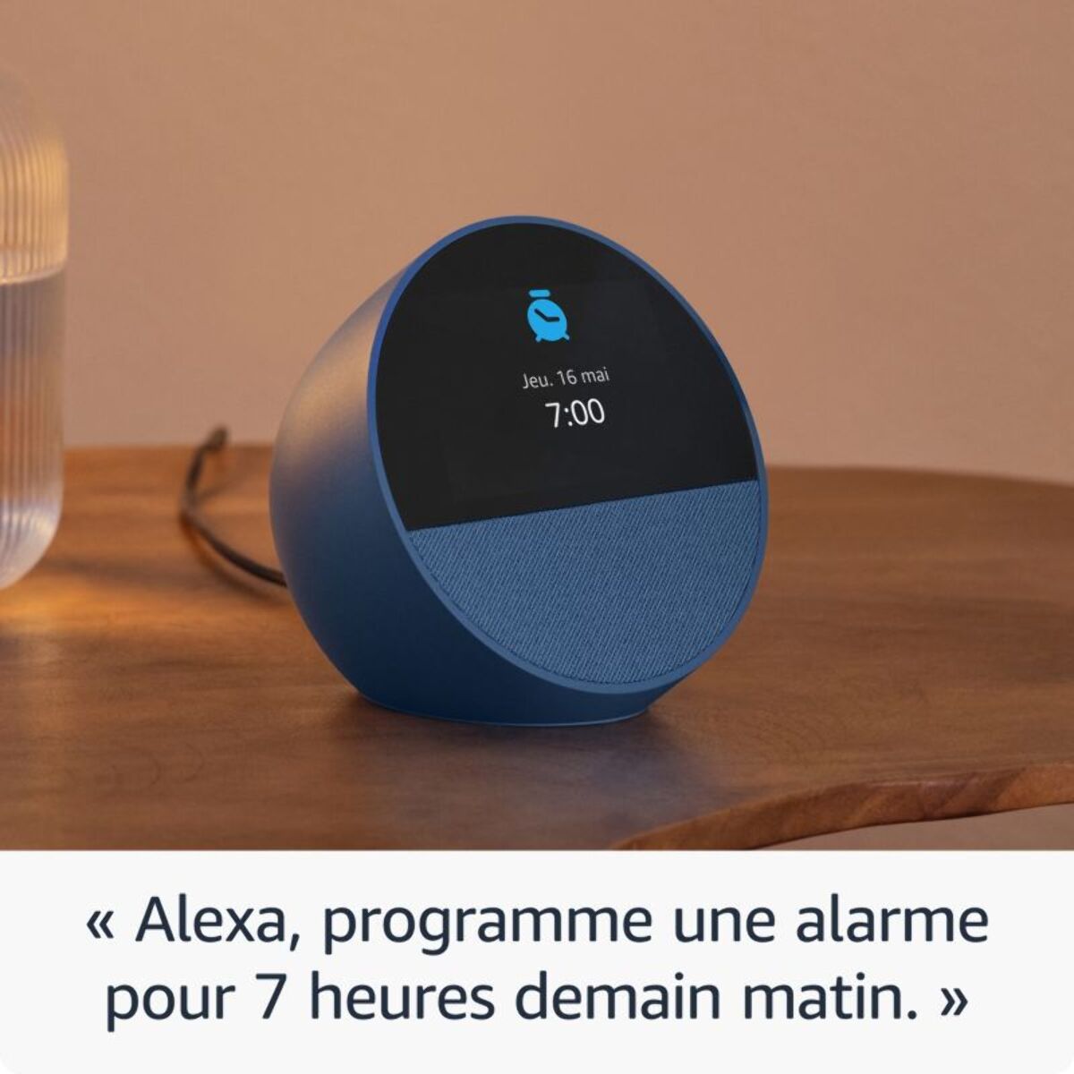 Assistant vocal AMAZON Echo Spot 2024 Noir