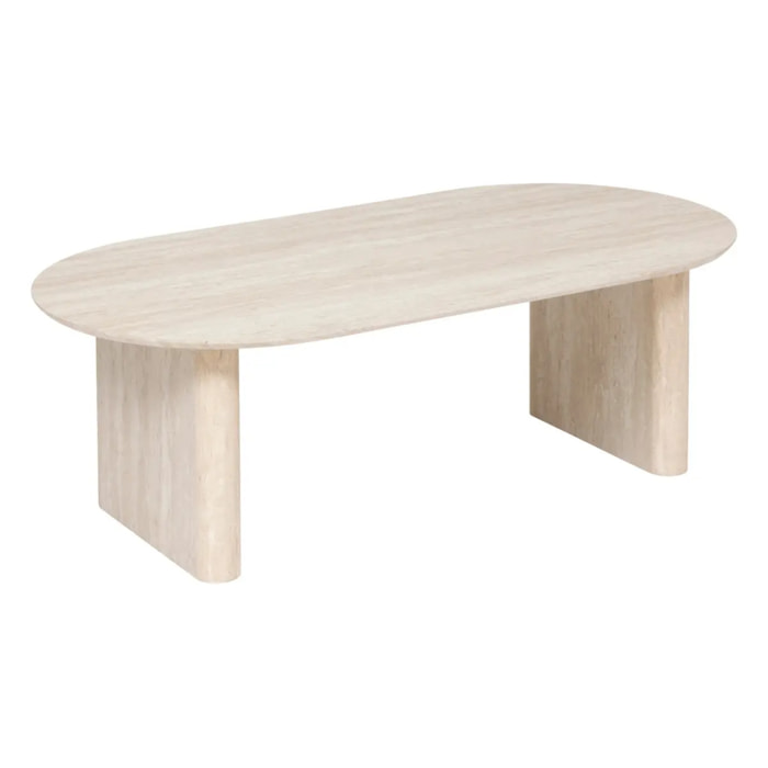 Table basse "Anaya" beige 120x60x40cm