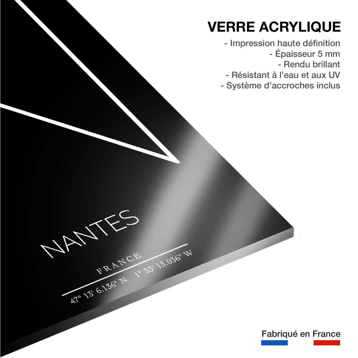 Tableau Nantes Tableau plexiglas