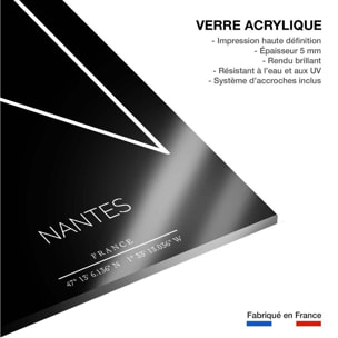 Tableau Nantes Tableau plexiglas