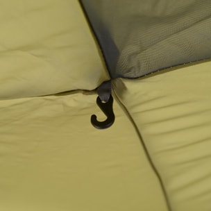 Tente de camping pop-up 4 personnes fibre verre polyester